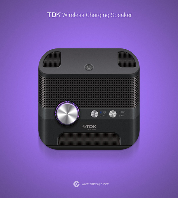 TDKWirelessChargingSpeaker界面设计网站设计手机客户端设计logo设计图标设计