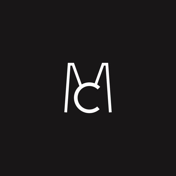 M字母造型logo简约logo