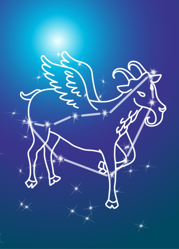 星空摩羯座.psd