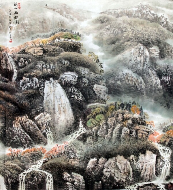 無框畫風(fēng)景裝飾畫圖片