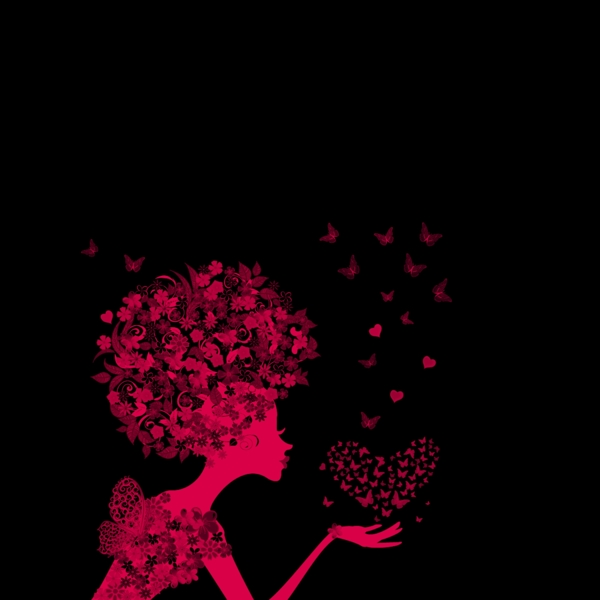 時(shí)尚的女性