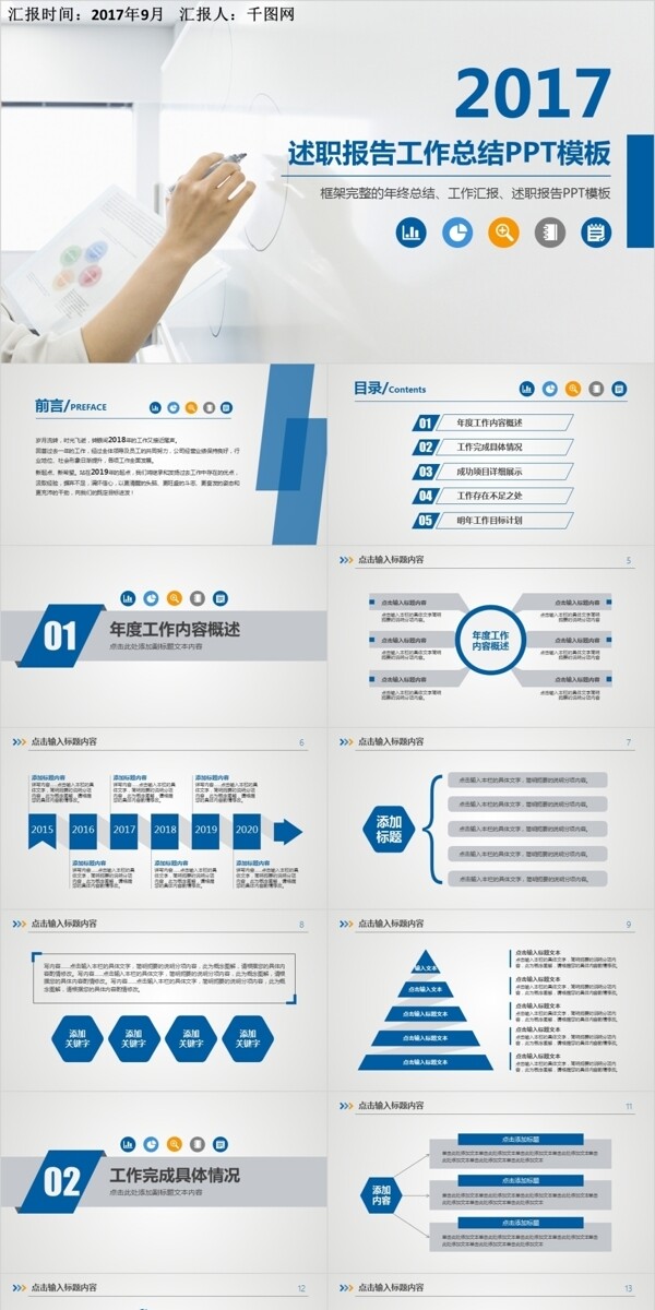簡(jiǎn)約清新實(shí)用工作匯報(bào)ppt模板25
