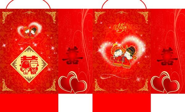 婚慶手提袋圖片