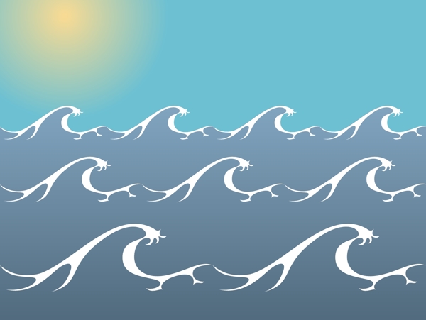 浪花圖片