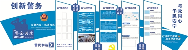 警務(wù)室背景墻