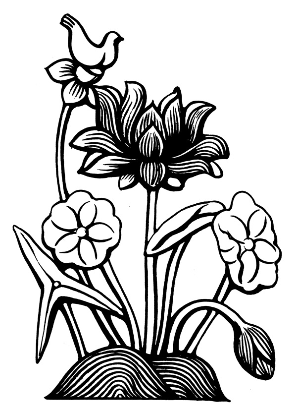 花鳥圖案元明時代圖案中國傳統(tǒng)圖案097
