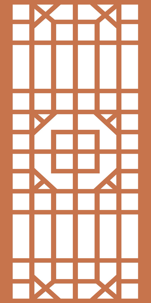中式鏤空邊框