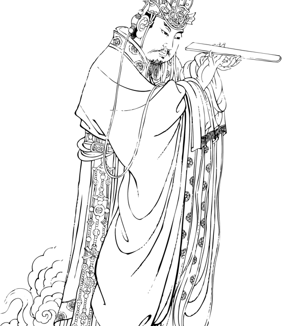 人物白描圖片
