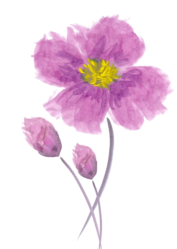 手繪花