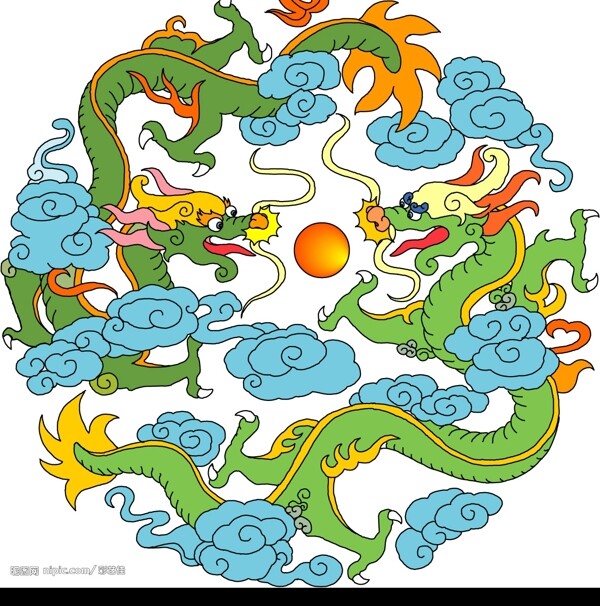 龍紋圖案圖片