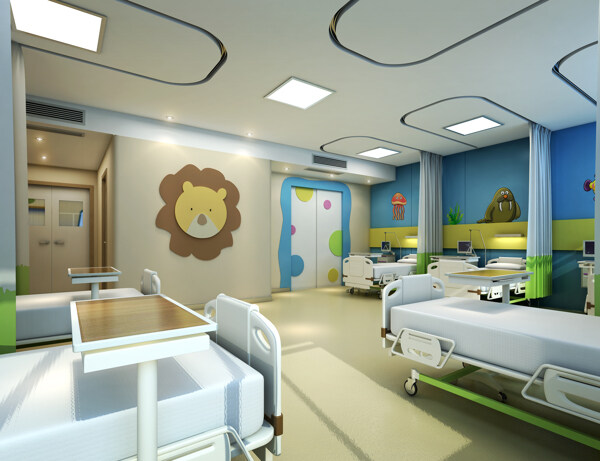 儿童医院病房设计图