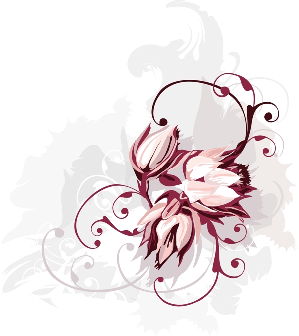 歐美花紋