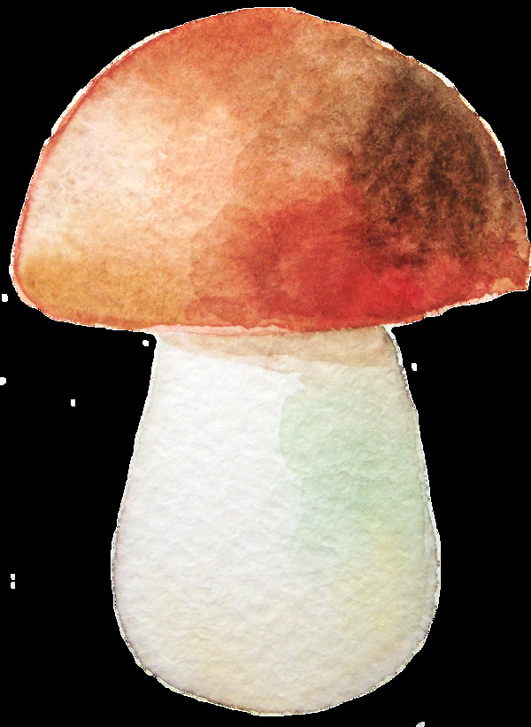 大型蘑菇卡通透明素材