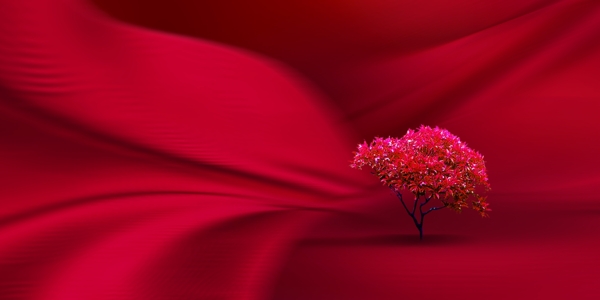 紅色背景