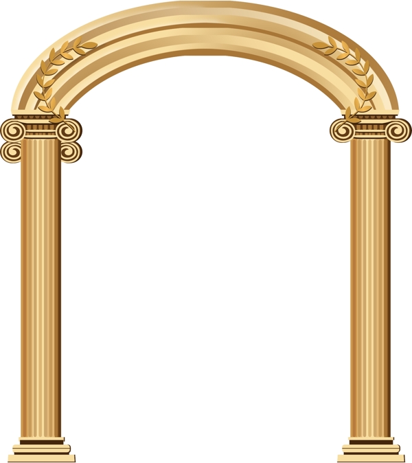罗马柱子拱门