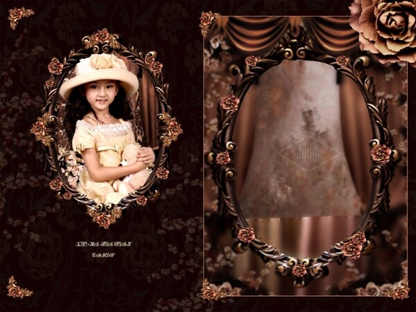 芭比娃娃芭比娃娃d兒童模板影樓魔法書DVD48