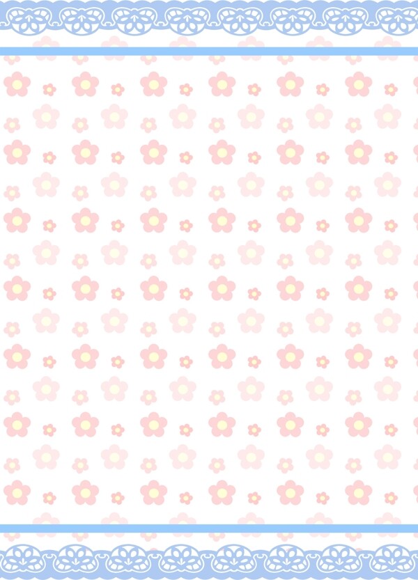 清新花紋