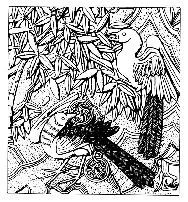 花鳥圖案元明時代圖案中國傳統(tǒng)圖案102