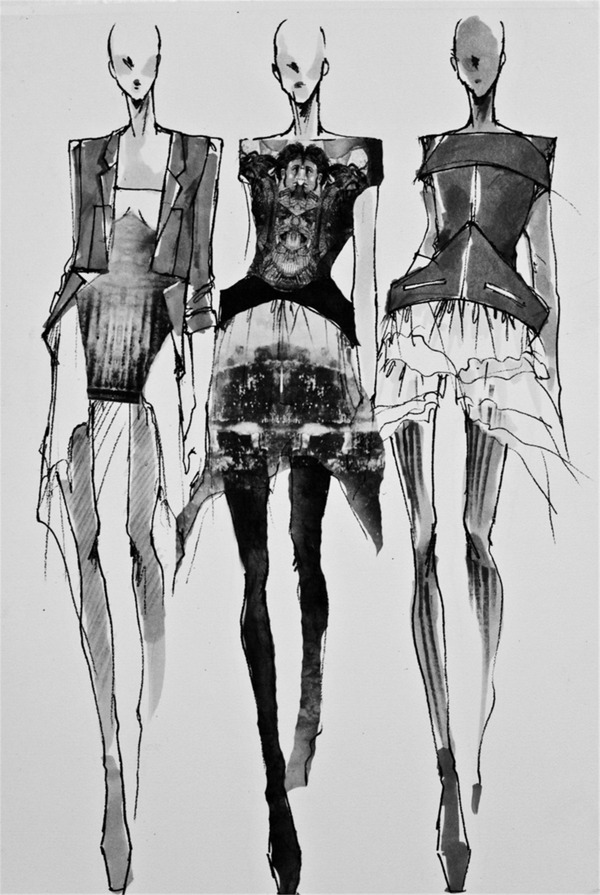 服裝設(shè)計(jì)手繪效果圖