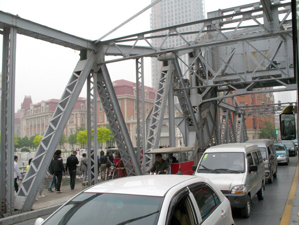 天津解放大桥非高清图片