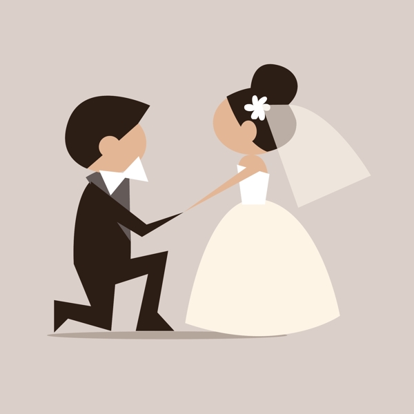 卡通婚禮