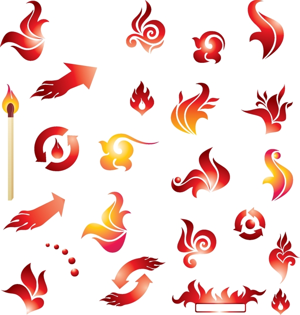 火焰logo標(biāo)志圖片