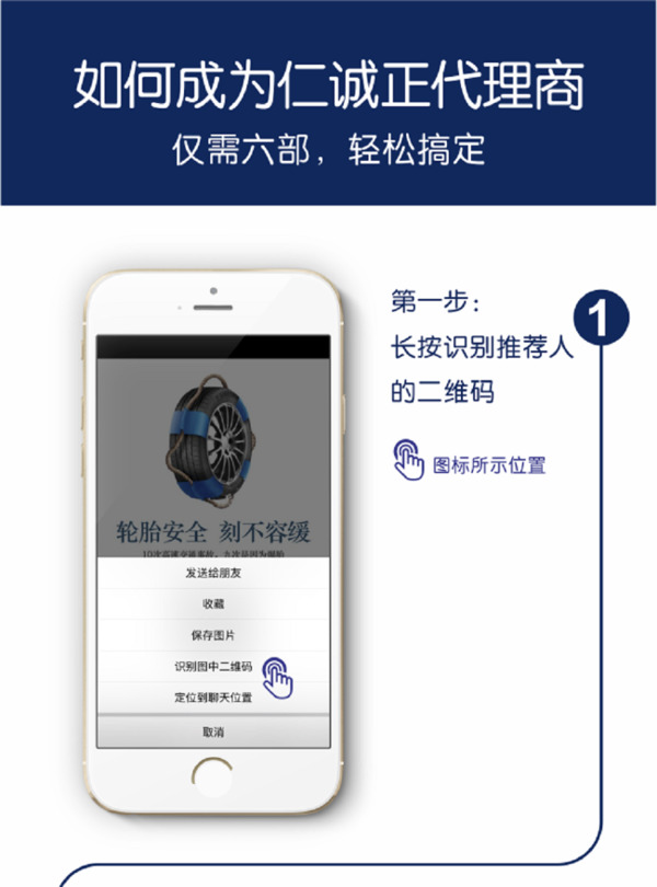 仁誠正代理商流程圖海報源文件