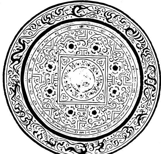 秦漢時(shí)代版畫裝飾畫矢量AI格式0906