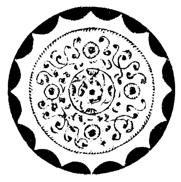瓦當(dāng)圖案秦漢時期圖案中國傳統(tǒng)圖案圖案006