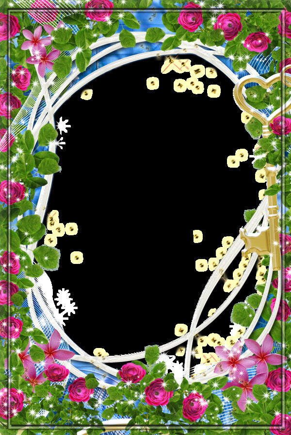 花樣相框圖片