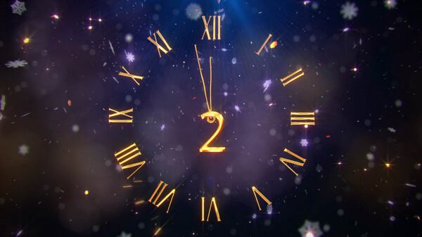 从30秒开始读秒的新年跨年倒计时开场