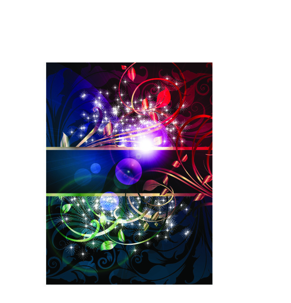 歐美花紋2492矢量EPS