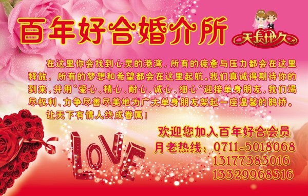 百年好合婚介所圖片