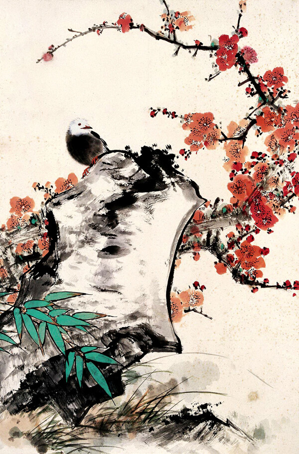 位圖植物圖案寫意花卉花朵梅花免費素材