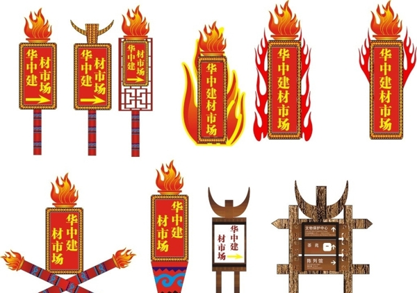 區(qū)域指示牌圖片