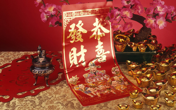 春節(jié)喜慶高清背景