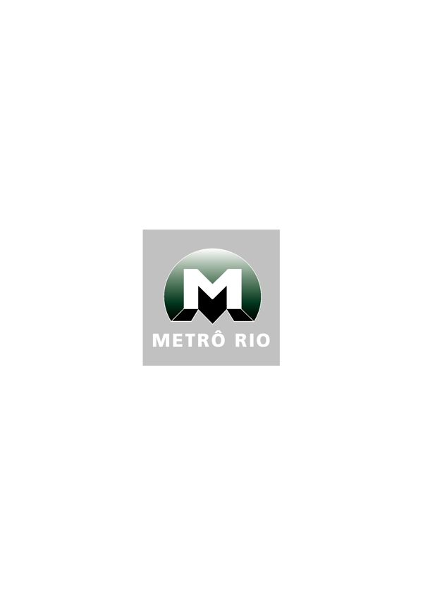 MetroRiologo設(shè)計欣賞MetroRio輕軌地鐵標志下載標志設(shè)計欣賞