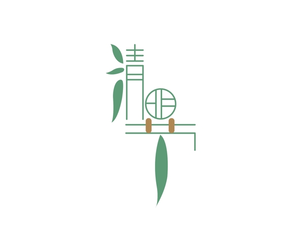 創(chuàng)意素雅清明節(jié)LOGO