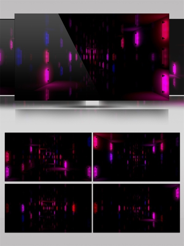紫色迷幻动态视频素材