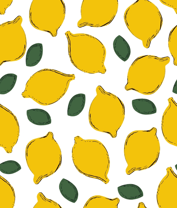 小清新水果柠檬图片