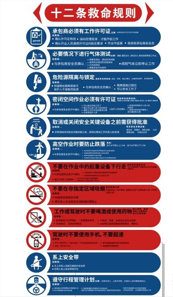十二条救命规则图片