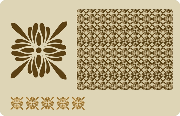 古典矢量精美花紋圖案11