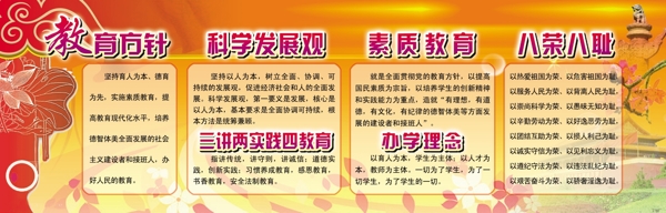 學校發(fā)展展板圖片