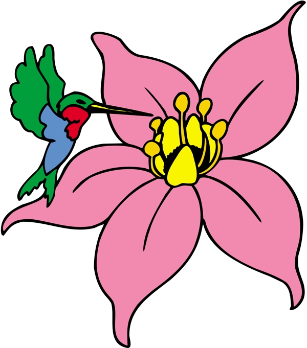 花朵花草鮮花矢量EPS格式0909