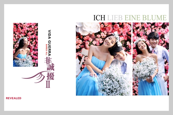 甜美愛人系列婚紗模板設(shè)計(jì)