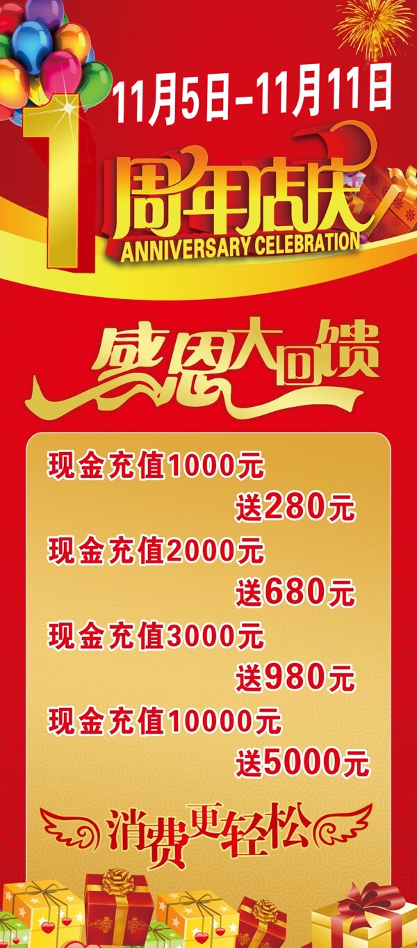 一周年店慶圖片