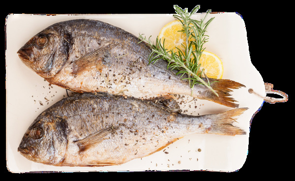 食物烤魚透明免扣裝飾素材