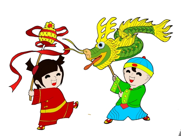 端午節(jié)舞龍圖片