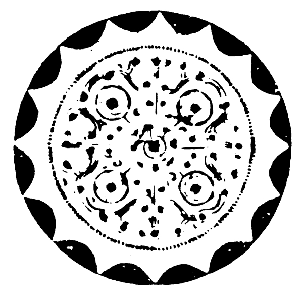 瓦當(dāng)圖案秦漢時期圖案中國傳統(tǒng)圖案圖案013