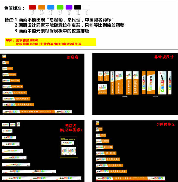 公牛墙模板